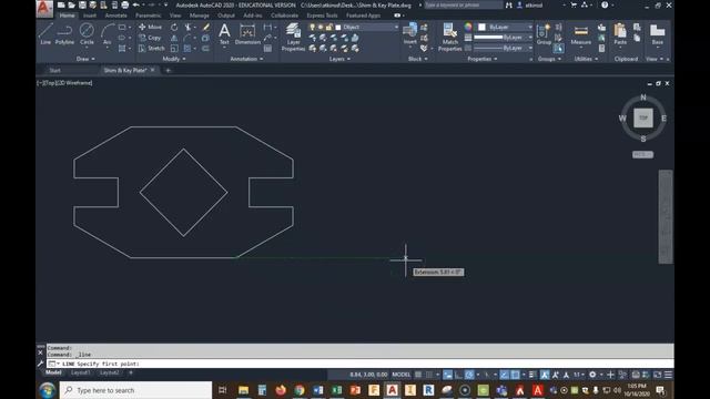 AutoCAD - Shim & Key Plate - SV смотреть онлайн