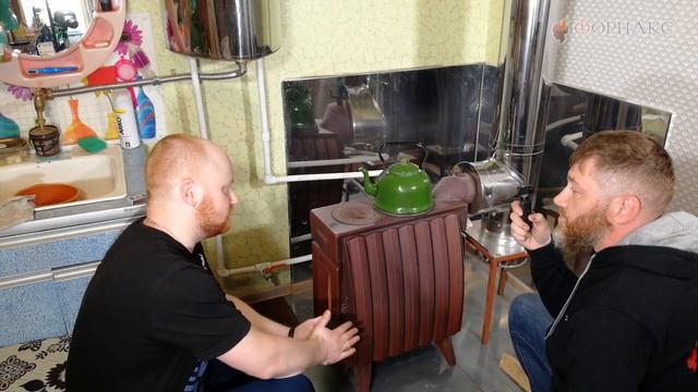 Печь длительного горения огонь-батарея 7. Личный опыт. смотреть онлайн