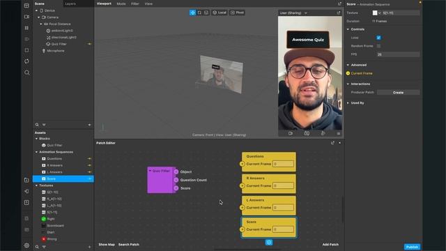 Quiz Filter with Score - Spark AR Studio Tutorial | + Free Assets (ArBlock + Figma File) смотреть онлайн