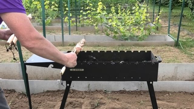 Обзор на стальной гриль-мангал Unikit с толщиной стенки 3 мм