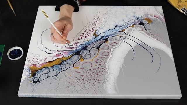 #165 PEARL CLOUD OVER Abstract Fluid Art - Relaxing Art Video Italiano смотреть онлайн