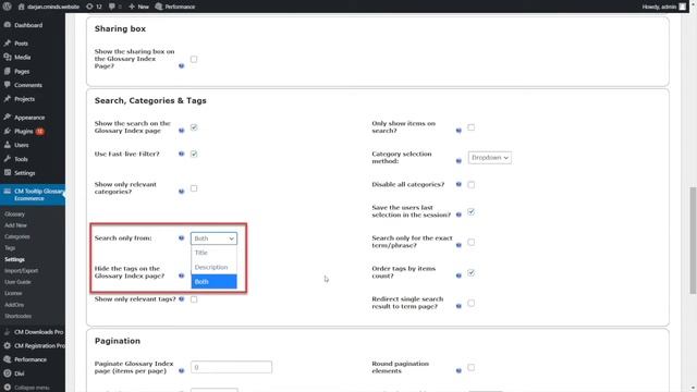 Using Live Search Filter for Searching Glossary Terms | WordPress смотреть онлайн