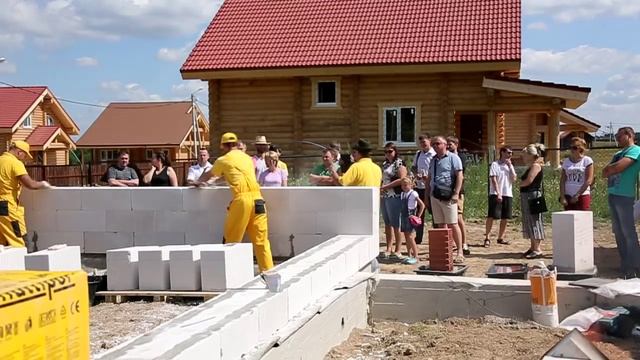 Мастер-класс по строительству из немецкого газобетона YTONG смотреть онлайн