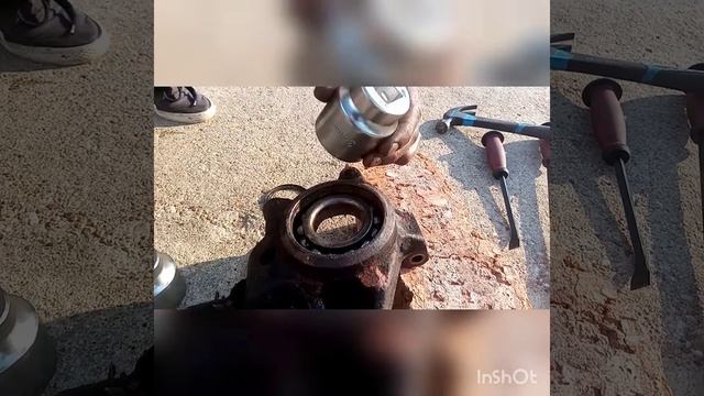 Замена ступичного подшипника без пресса и съёмника Ситроен Берлинго смотреть онлайн