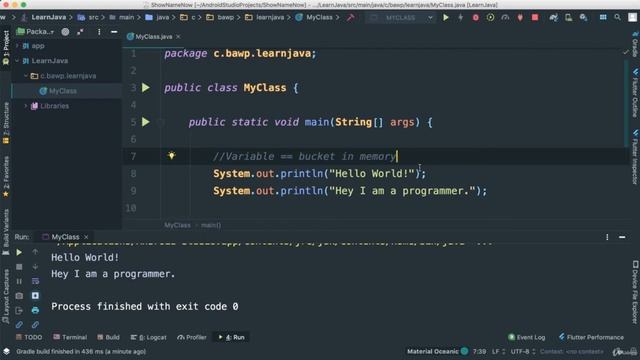 07 Introduction to String Variables [ Android Development Masterclass] смотреть онлайн