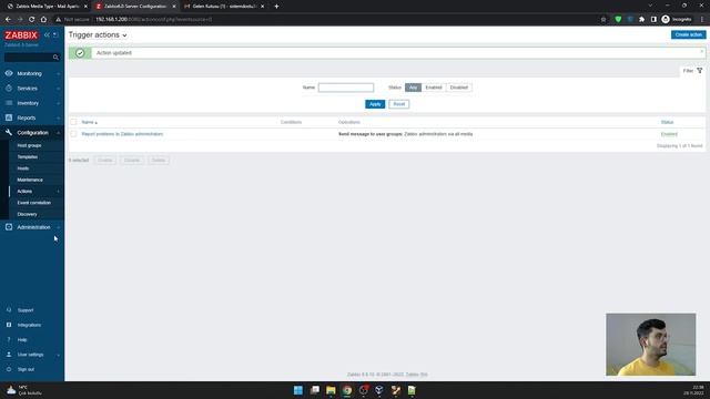 Zabbix Media Type – Mail Ayarlamaları | Ubuntu 20.04 смотреть онлайн