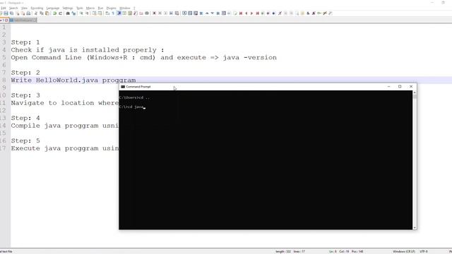 Execute/Run Java Program From Command Prompt(CMD) | Java Version | Hello World | Java Programming смотреть онлайн