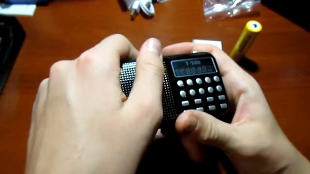 Портативная колонка T-508, аккумулятор 18650 UltraFire и NB-6L. Посылка с GearBest смотреть онлайн