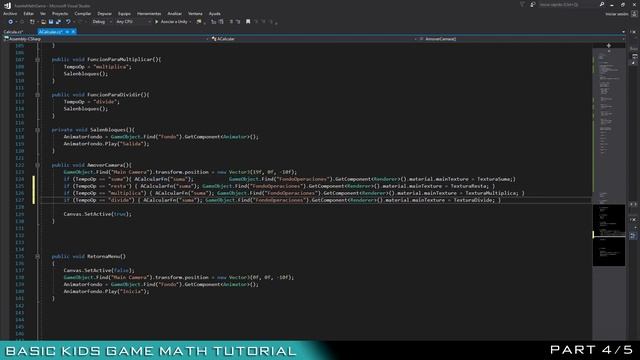 Unity 3d Basic kids Game Math TUTORIAL Part 4 of 5 смотреть онлайн