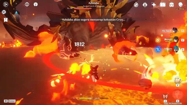 HuTao 4 Shimenawa VS All Weekly Boss!! | Genshin Impact смотреть онлайн