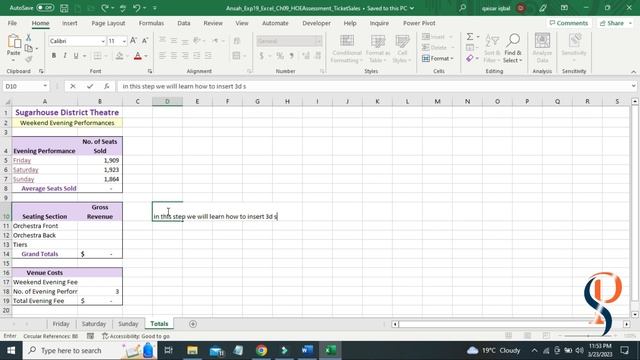 Exp19_Excel_Ch09_HOEAssessment - Ticket Sales 1.0 | Excel Ch09 Ticket Sales | @MYITLABSolutions653 смотреть онлайн