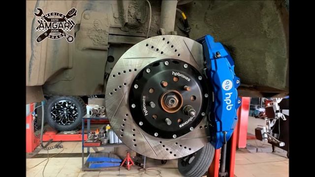 Тюнинг тормозной системы Subaru Forester. Установка многопоршневых тормозов смотреть онлайн