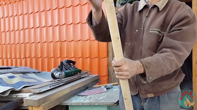 Как просто и элегантно насадить лопату. Много умного о простой лопате. смотреть онлайн