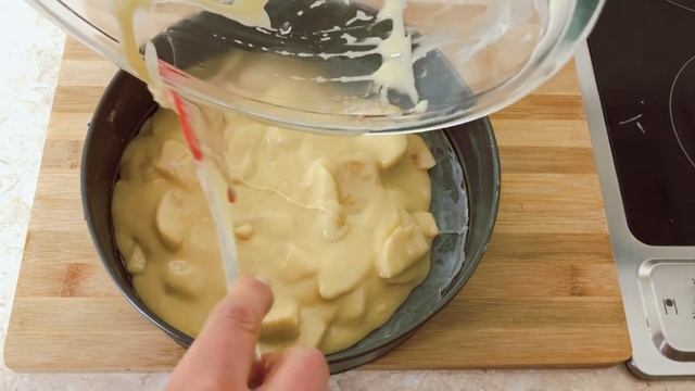 APFEL KUCHEN Mit Pudding Sahne! Schmackhafter Charlotte!