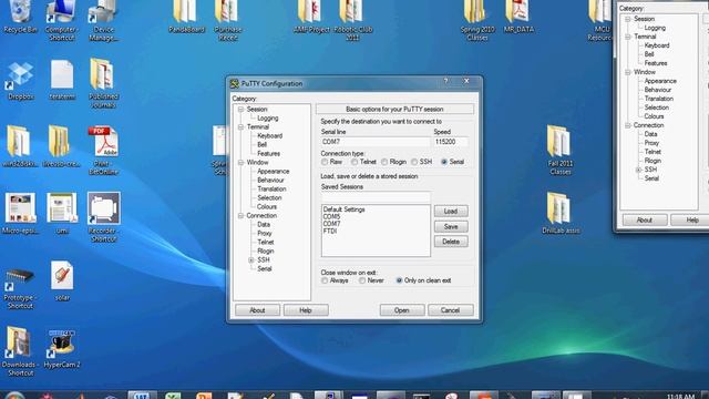 Serial COM Tutorial Part 3 (Verify with Putty Hyperterminal) смотреть онлайн