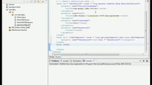 java spring dao implementation using JdbcTemplate part 2 смотреть онлайн