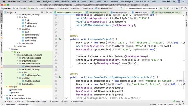 Mockito 3 - Behavior Verification in Spy смотреть онлайн