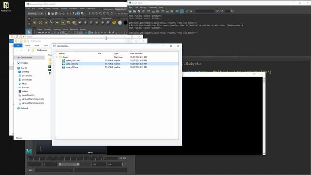 Maya PySide Working Example - PART 01 смотреть онлайн