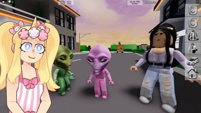 Becoming ALIENS In Brookhaven! (Roblox) смотреть онлайн