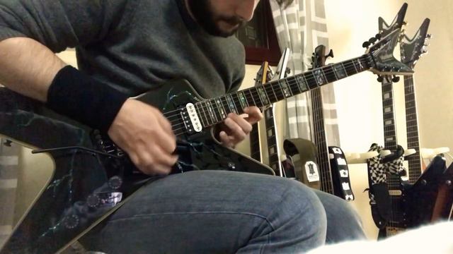 Pantera - Domination [Guitar Solo COVER] with Washburn Dime Boogie Bolt 2 смотреть онлайн