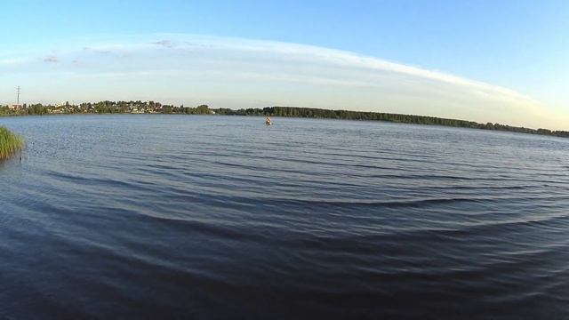 Первый раз на sapboard. (классная штука для летнего отдыха на воде.) смотреть онлайн