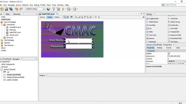 java netbeans jtextfield background transparent tutorial смотреть онлайн