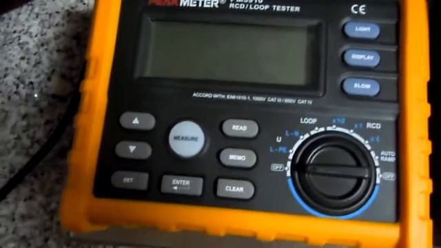 RCD LOOP TESTER - METREL MI2121 & PEAK METER 5910 смотреть онлайн