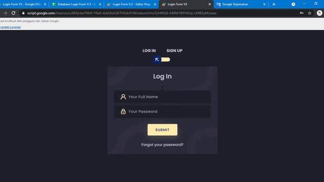 Login Form with Google Apps Script - Login Form V3 | Responsive | Displaying Data From Google Sheet смотреть онлайн