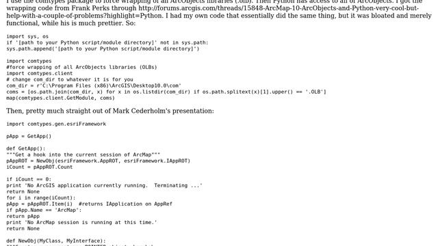 GIS: Accessing ArcObjects from Python? (5 Solutions!!) смотреть онлайн
