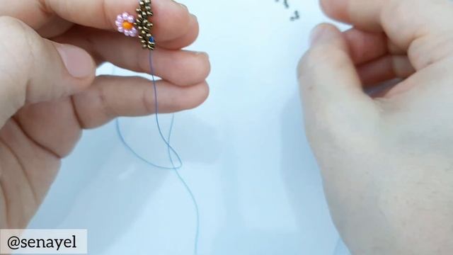 Kolay Çiçekli Kolye & Bileklik Yapımı. Easy Flower Bracelet & Necklace Making. Beading Tutorial. смотреть онлайн
