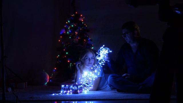 Как сделать фото с Новогодним настроением.Часть 1. смотреть онлайн