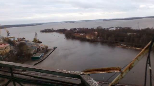 Выборг. Вид с на Финский залив с башни св. Олафа. декабрь 2015. смотреть онлайн