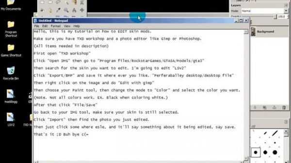 How to use TXD Workshop For GTA SA [Fast Tutorial]
