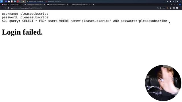 BEGINNER SQL INJECTION (PicoCTF 2022 #49 'sqlilite') смотреть онлайн