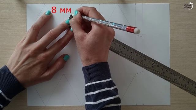Как сделать треугольную подарочную коробочку. смотреть онлайн