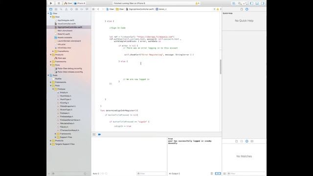 Logging In & Removing Parse - Firebase- Uber App смотреть онлайн