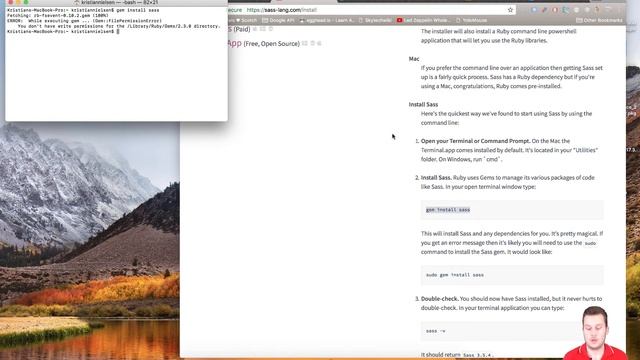 SASS intro | S01E02 | install ruby and SASS смотреть онлайн