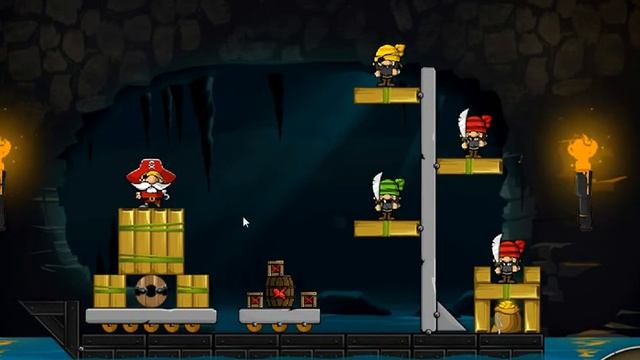 Seige Hero: Pirate Pillage 100% Walkthrough All Brilliant Victories Levels 1 - 30 смотреть онлайн