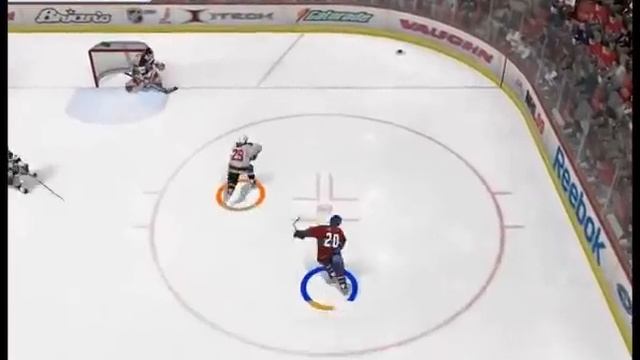 Играем с другом в NHL 09. смотреть онлайн