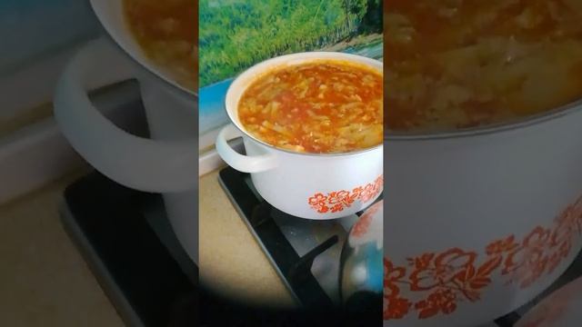 борщ с зимней заправкой быстрее вкусно