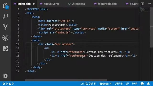 php htaccess video 3 sur 5 - Gestion des interfaces : Formulaire et tableau avec bootstrap смотреть онлайн