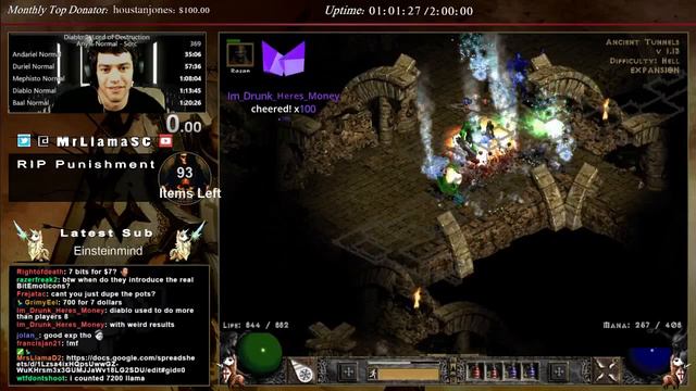 Diablo 2 - Solo Sorc UBERS Round 2 (Pt1) смотреть онлайн
