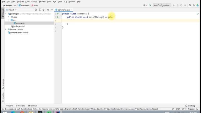 Java Comments - with live example! смотреть онлайн