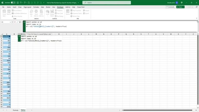 How to Filter Numbers by a Specific Number of Digits смотреть онлайн