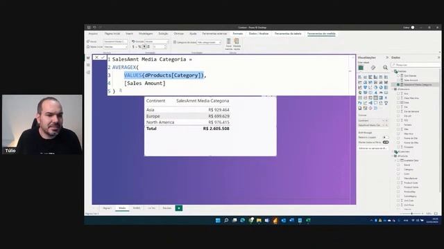 Entenda a linha de total no Power BI смотреть онлайн