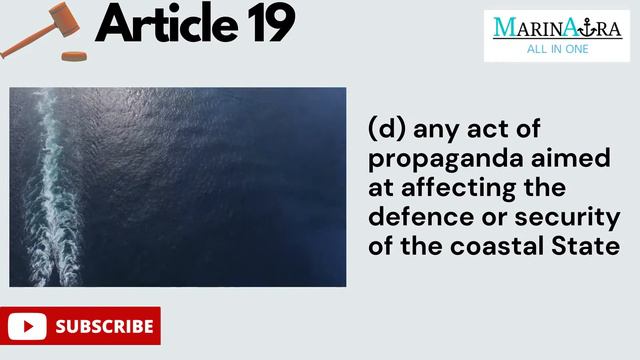 INNOCENT PASSAGE | UNITED NATIONS CONVENTION ON THE LAW OF & SEA | ARTICLE 17 & 19 смотреть онлайн