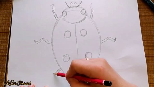 БОЖЬЯ КОРОВКА? Пошагово#рисунок #божьякоровка#насекомые смотреть онлайн