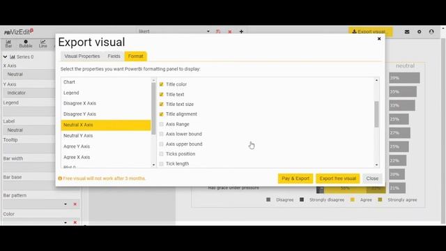 PBIVizEdit Likert Scale - Power BI Custom Visual смотреть онлайн