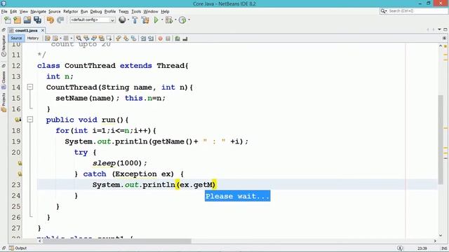 multithreading in java | create thread by extending Thread class | java tutorial for beginners смотреть онлайн