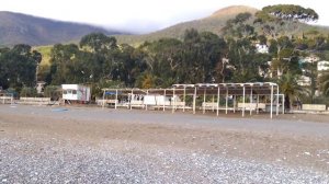 Гагры в апреле.